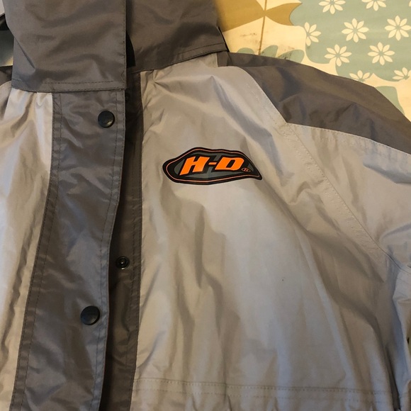 Harley-Davidson Black and Orange rain suit - Picture 2 of 7